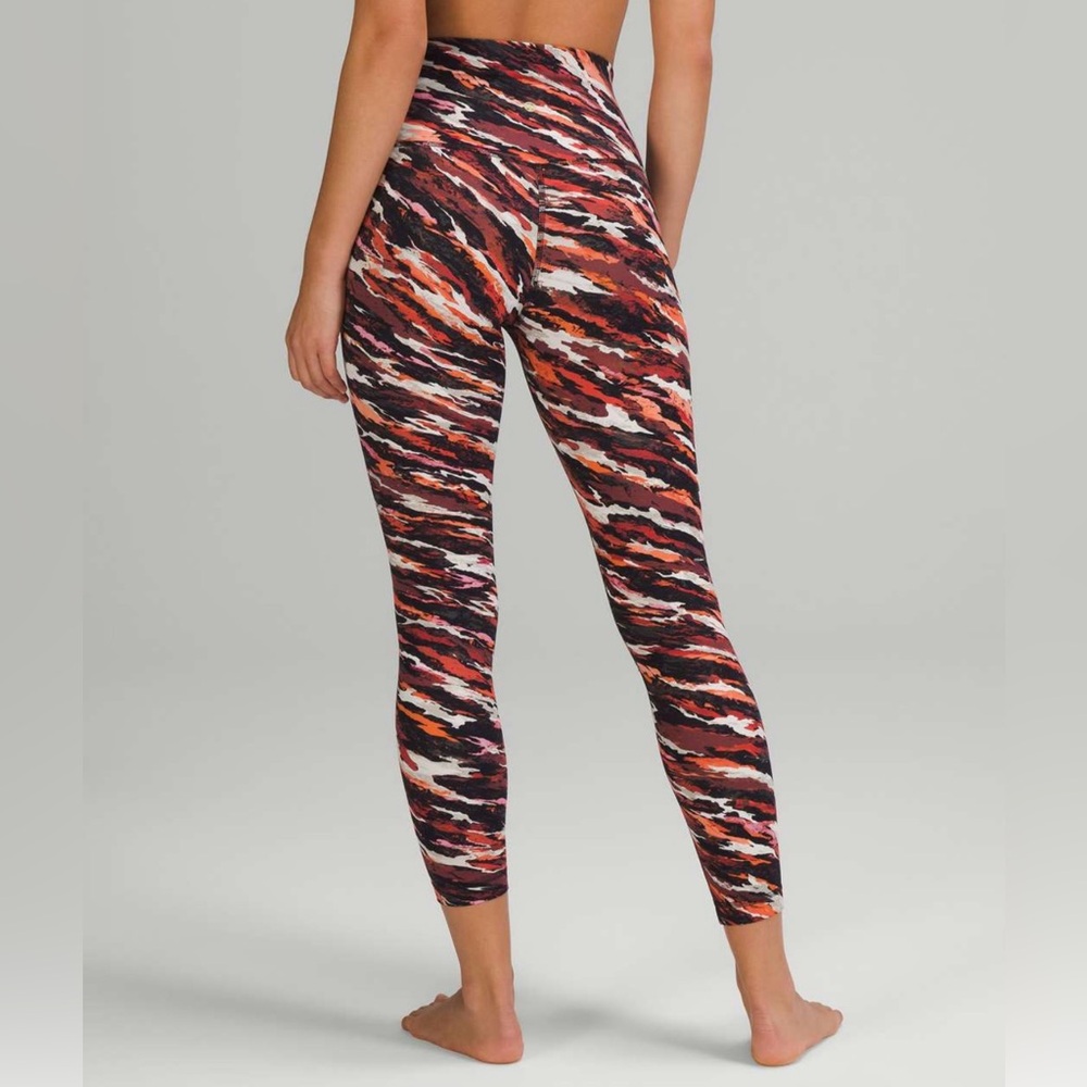 Lululemon Lunar New Year High Rise Align Legging - Tiger Tide Smoky Red Multi